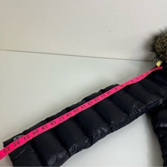 𝅺SOIA & Kyo Reversible Down Puffer Parka Black - Picture 13 of 16